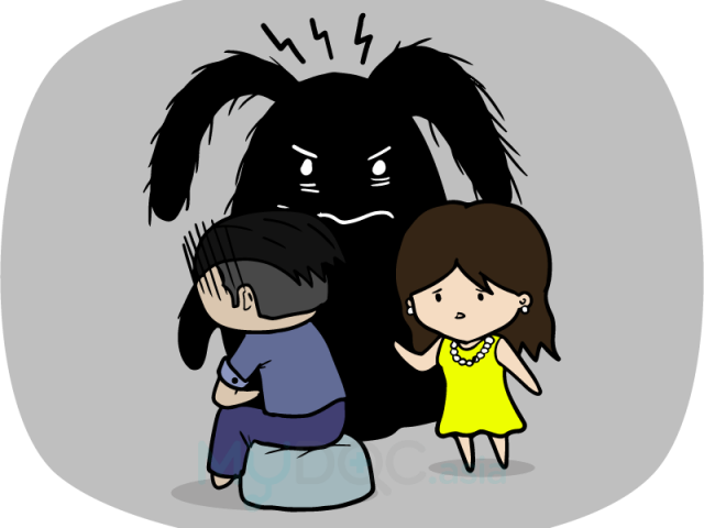 Depression Clipart Comforting - Depression (640x480)