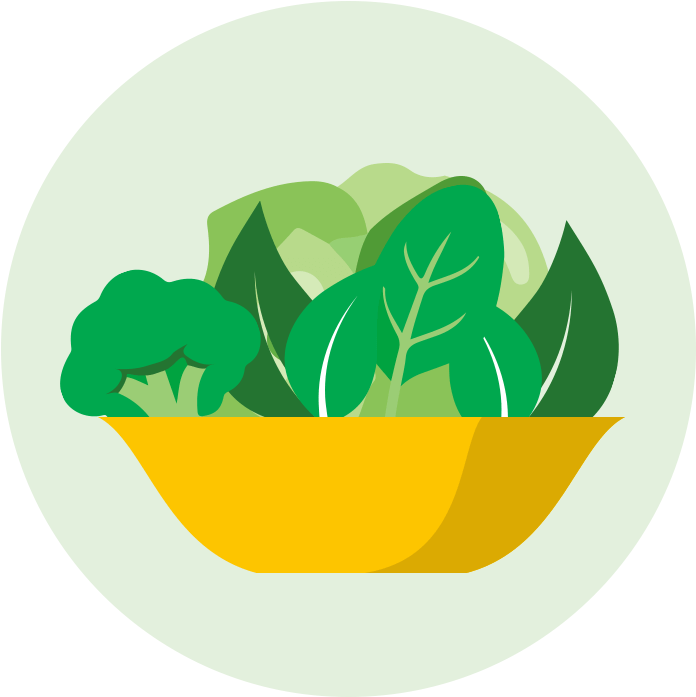 Clipart Vegetables Leafy Vegetable - Vegetables Logo Png (720x720)