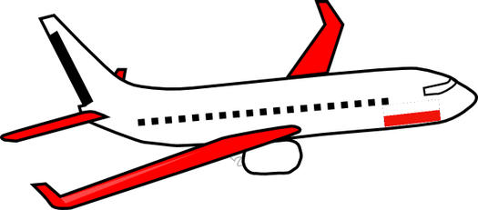 Royalty Free Stock Free Airplane Clipart Images - Transparent Background Airplane Clipart (525x231)