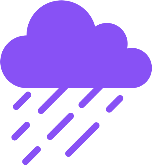 U 1 F 327 Raincloud - Rainy Cloud Emoji Png (568x568)