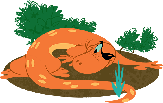 Newt Clipart Triton - Tom And Jerry Show Newt (565x802)