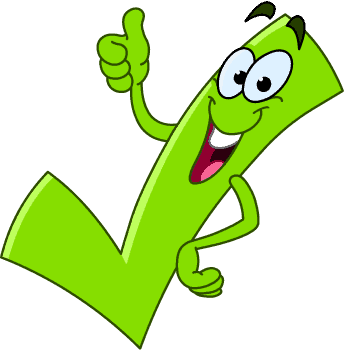 Blog Writing Ghostwriting Content Marketing Services - Cartoon Checkmarks (350x352)