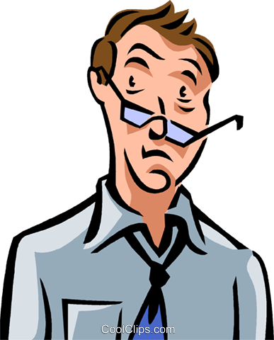 Frustration Royalty Free Vector Clip Art Illustration - Cartoon (387x480)