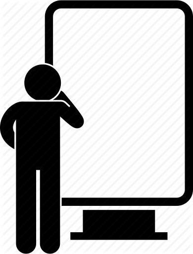 Clip Art Black And White Stock Advertising Clipart - Street Ads Png (390x512)