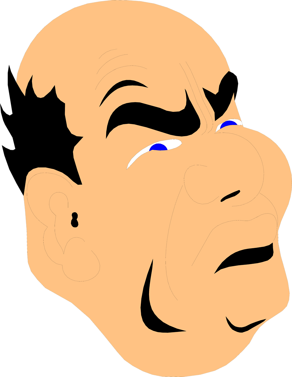 Angry Man Free Stock Photo Illustration Of - Angry Man Free Stock Photo Illustration Of (958x1238)