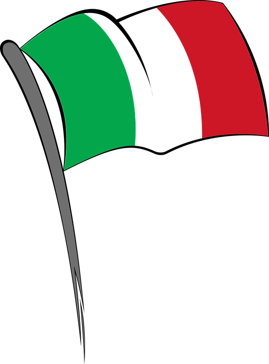 Italian Stereotypical Huge Freebie Download For - Clip Art Italian Flag No Background (534x720)