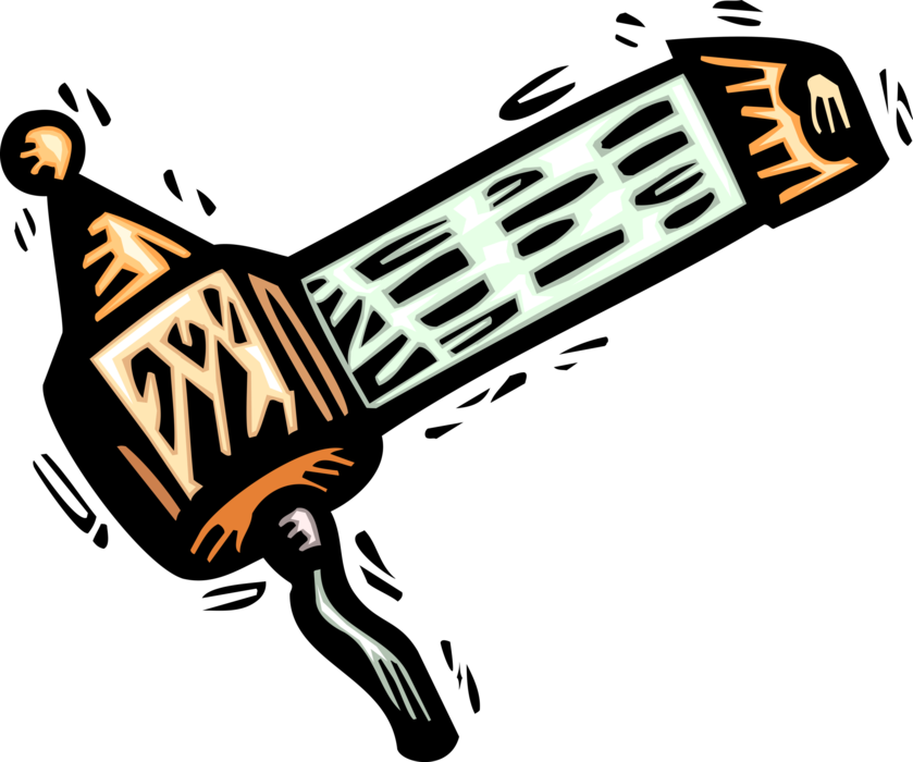 Vector Illustration Of Purim Noisemaker Gragger Used - Vector Illustration Of Purim Noisemaker Gragger Used (839x700)