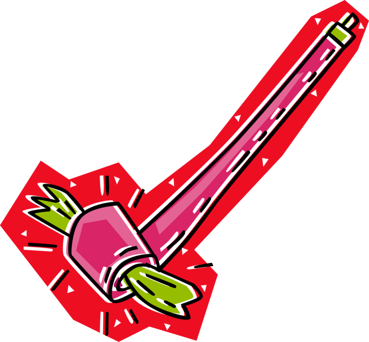 Vector Illustration Of Party Favor Noisemaker Helps - Vector Illustration Of Party Favor Noisemaker Helps (755x700)