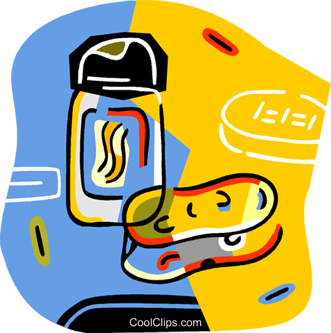 Cleaning Supplies Royalty Free Vector Clip Art Illustration - Trommel Screen (478x480)