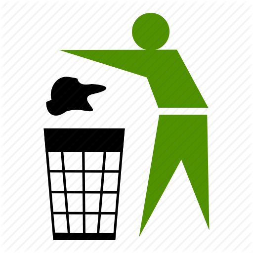 Clean And Green Icon Clipart Rubbish Bins & Waste Paper - Waste Container (512x512)