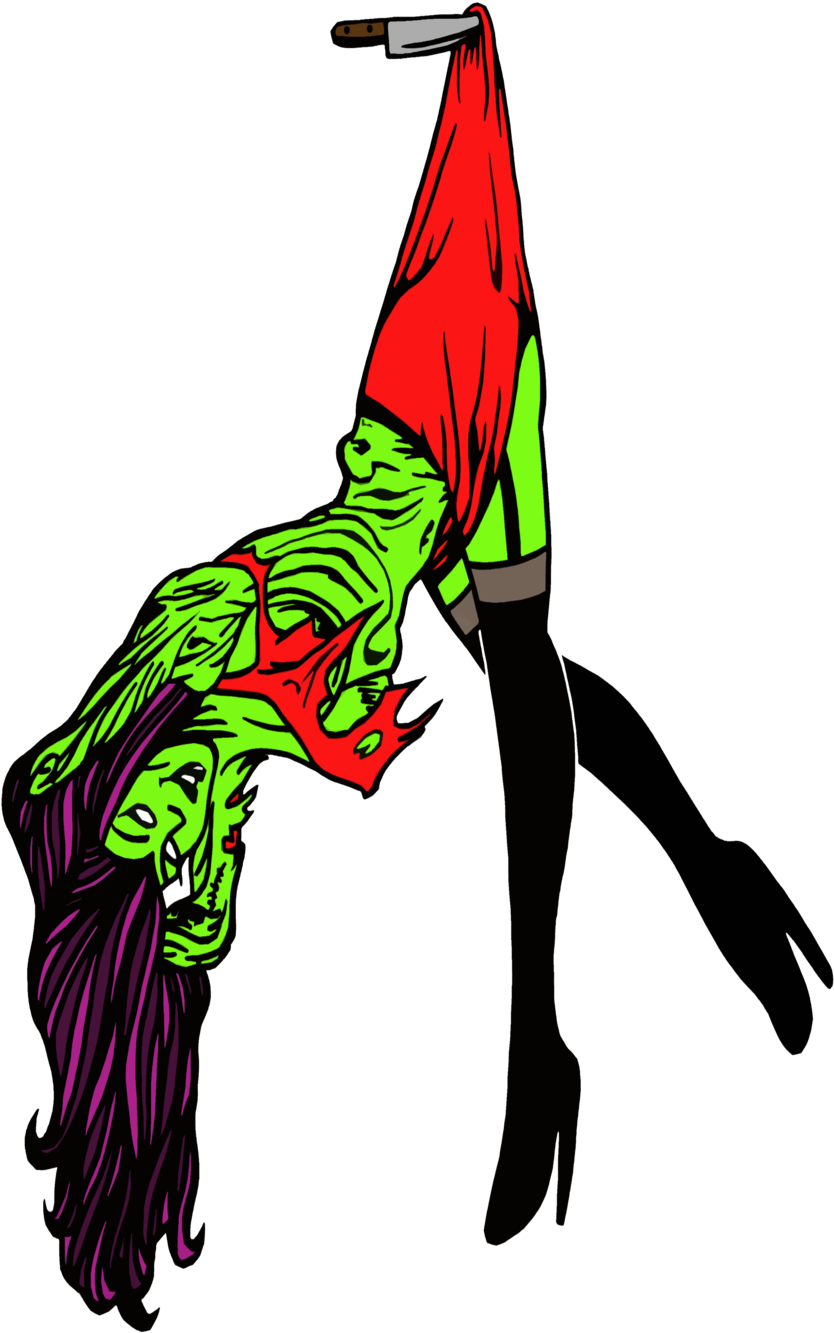 Pinup By Trentjacobsart On Deviantart - Zombie Pin Up Png (900x1391)