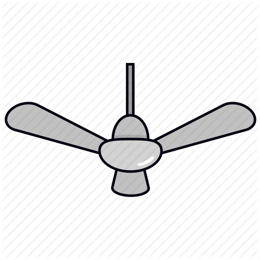 Outline Image Of Fan Clipart Ceiling Fans Clip Art - Ceiling Fan Icon