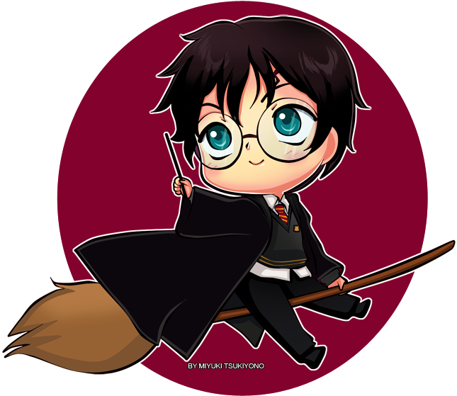 Download Clip Art Freeuse Stock Collection Of Free - Harry Potter Chibi (687x633)