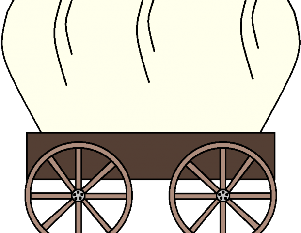 Wheel Clipart Wagon Wheel - Oregon Trail Wagon Clip Art (640x480)