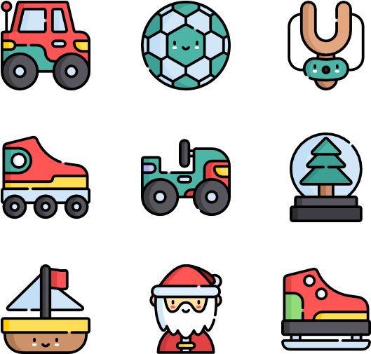 Christmas Toys - Fire Extinguisher Icon (600x564)