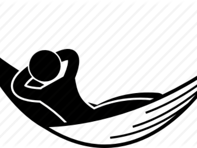 Hammock Clipart Relaxation - Relaxing In Hammock Clipart (640x480)