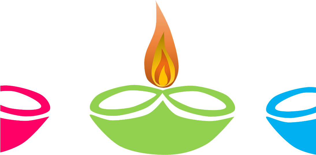 Diwali Diya Lights Free Clipart - Diwali Diya Lights Free Clipart (1093x574)