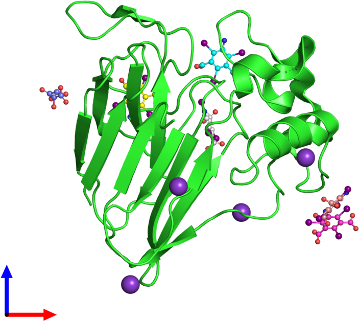 Pdb 3e3s Coloured By Chain And Viewed From The Front - Graphic Design (800x800)