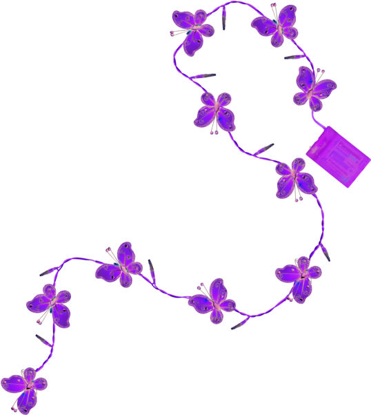 Light Chain Butterfly - Light Ropes & Strings (600x600)