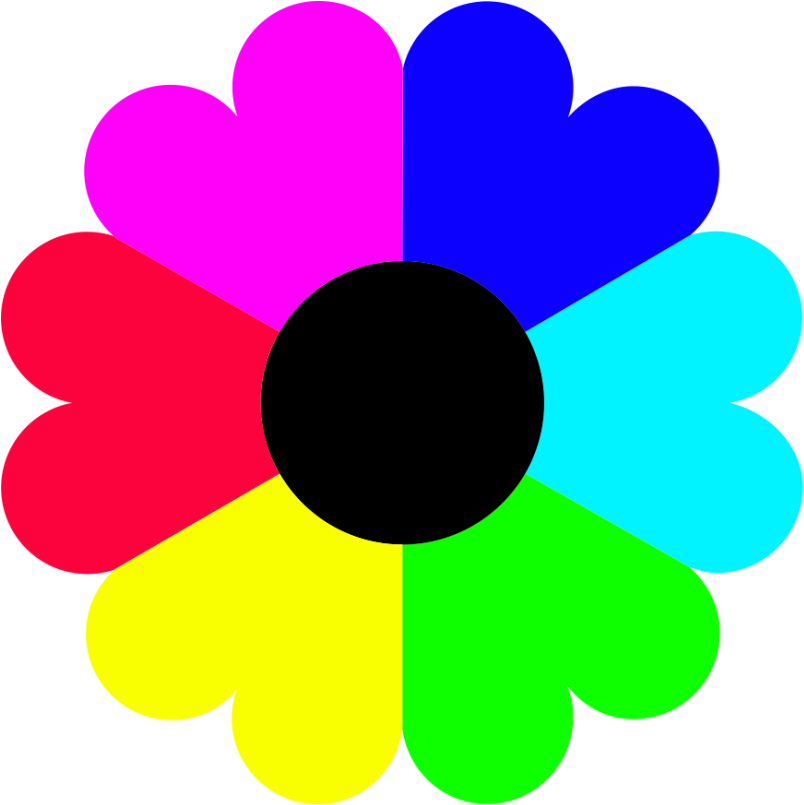 Tiny Flower Clipart Collection - Flower Clip Art Colour (830x830)