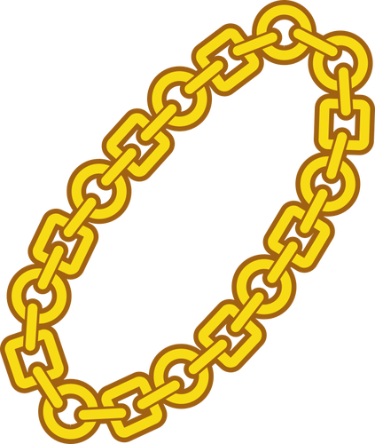 Chain Clipart Thick - Chain Clipart (423x500)