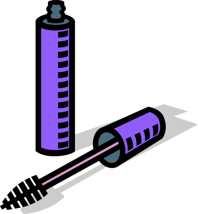 Mascara Vector Clip Art Svg - Mascara Clip Art (647x700)