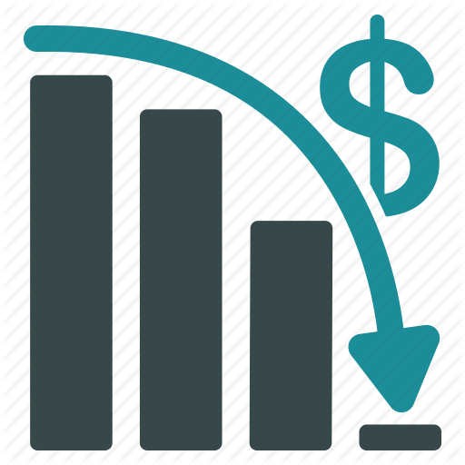 Download Project Failure Png Clipart Clip Art Chart - Stock Market Crash Icon (512x512)