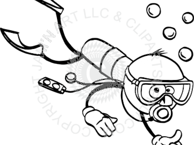 Scuba Diver Clipart Stick Figure - Scuba Diver Clipart Stick Figure (640x480)