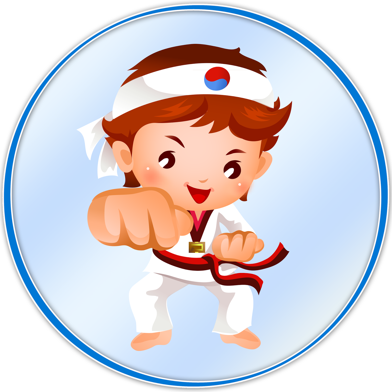 Martial Arts Clip Art - Imagenes De Deportes Animadas Karate (1600x1600)