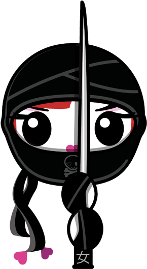 Ginger Ninja Ninja Girl, Boy Or Girl, Nerium, Taekwondo, - Cute Ninja Girl Cartoon (300x540)
