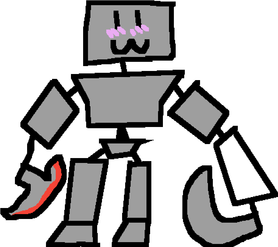 Kawaii Clipart Robot - Libro (1000x1000)