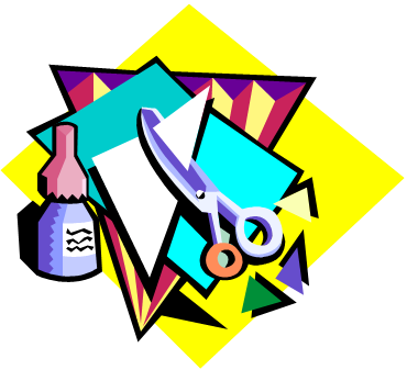 Recommended Third Grade Supply List - Arts And Crafts Clip Art (370x337)