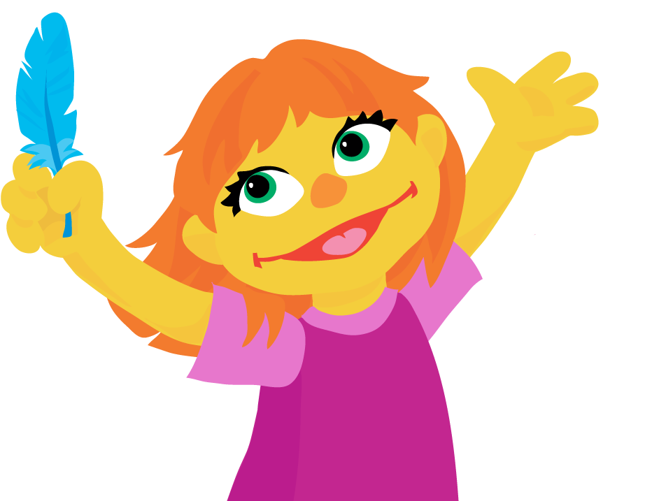 'sesame Street' Introduces A New Muppet Character With - Sesame Street Julia (1280x720)