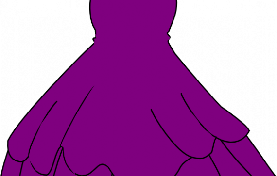 Elegant Purple Dress Clip Art - Niagara Falls (570x363)