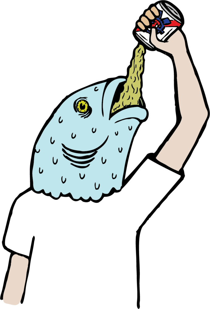 Arrogant By Solo - Fish Drinking Water (679x1000)