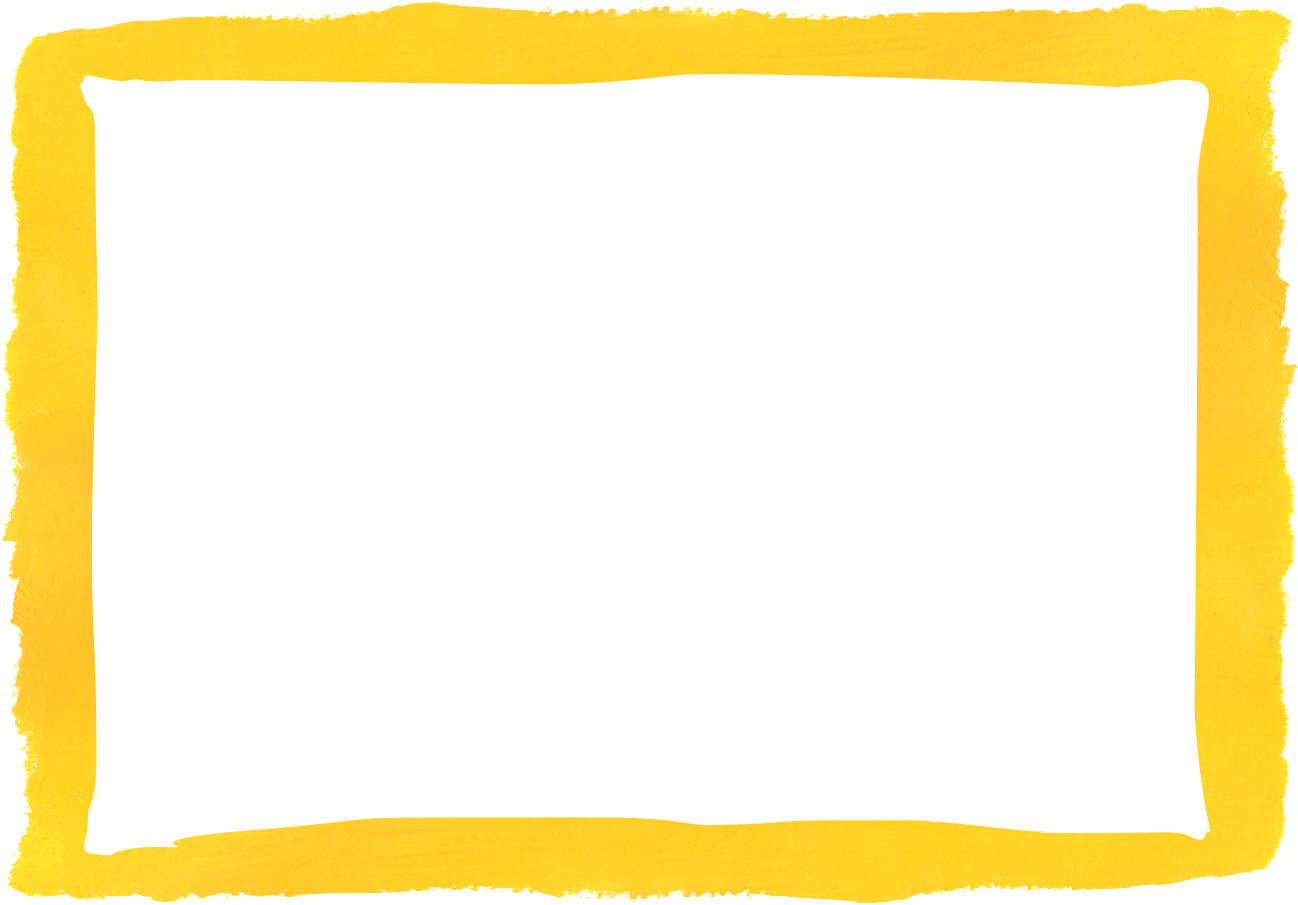 Overlay - Blue And Yellow Frame Transparent (1300x933)