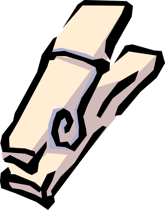 Clothespin Royalty Free Vector Clip Art Illustration - Illustration (548x700)