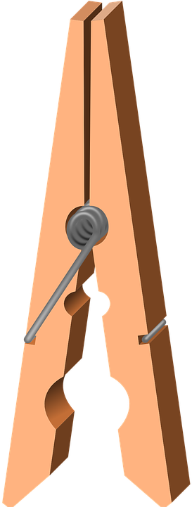 Clothespin Svg Clothes Peg Clothespin Dry - Pinzas De Ropa Png (360x720)