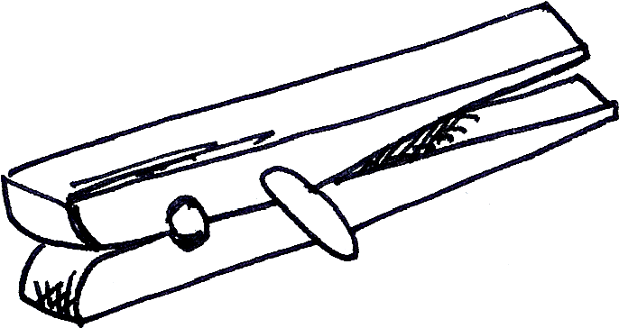 Clip Art Library Download Clothespin Clipart Black - Clothespin Clipart Black And White (791x398)
