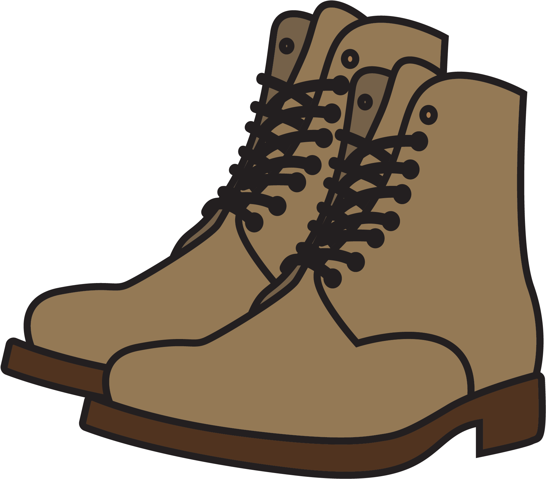 Vector Library Animation Drawing Shoe Men - Drawing Of A Long Boot (2442x2032)