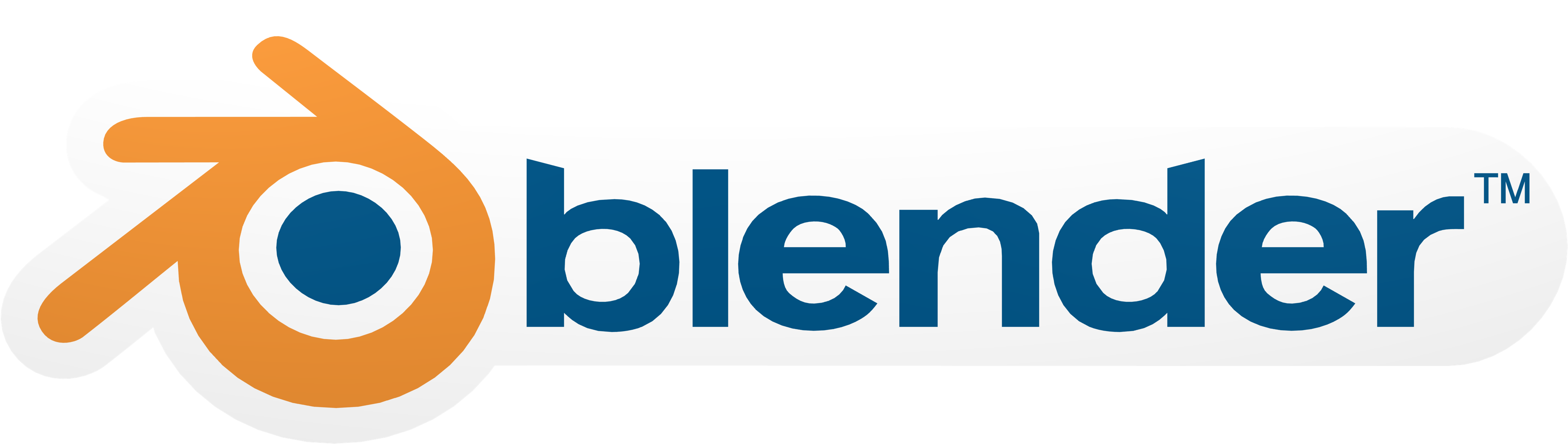 Vector Royalty Free Library Blender Vector Transparent - Blender Video Editor Logo (4000x1280)