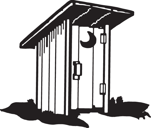 Shed Clipart Outhouse - Outhouse Clip Art (600x512)