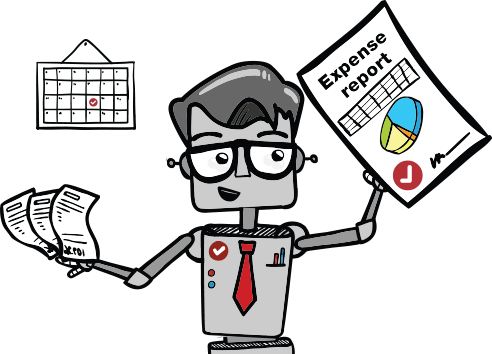 Svg Royalty Free Stock Certify Travel And Report Management - Expense Reports (492x354)