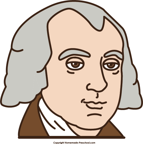 Click To Save Image - James Madison Simple Drawing (499x500)