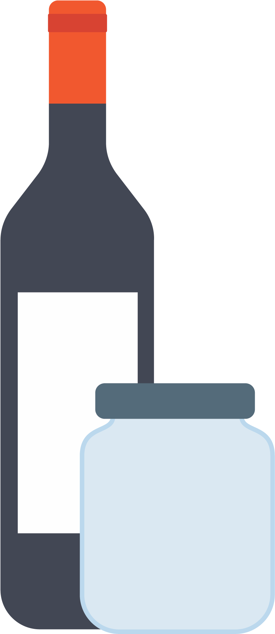 Wine Bottles - Love (2550x2308)