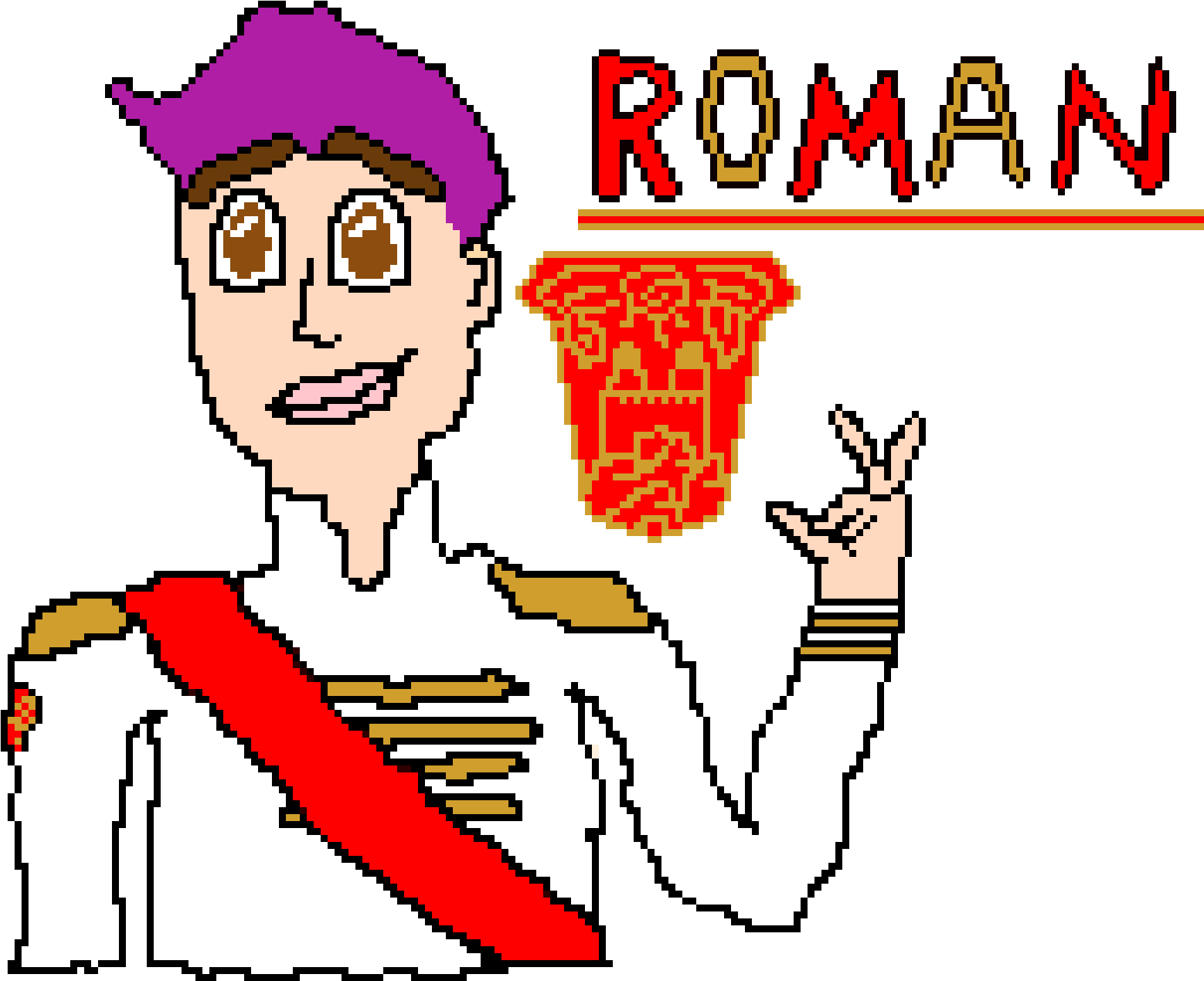 Roman - Roman Sanders Clipart (1930x1490)