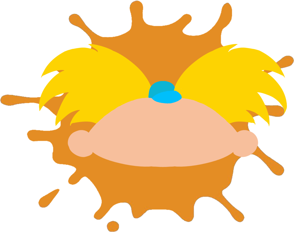 90s Cartoon Door Decs - Nickelodeon Logo Without Text (1280x989)