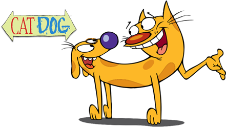 Catdog Cartoon Network, Los 90, Cartoon Pics, My Childhood, - Simpsons Santa's Little Helper And Snowball (480x270)