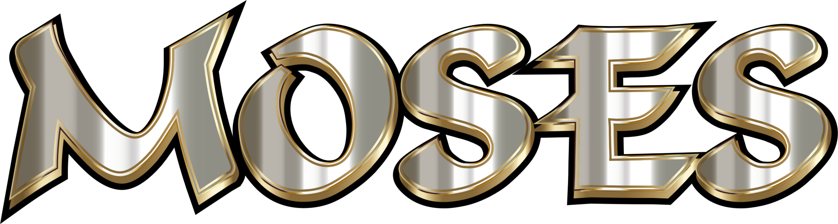 Big Image - Clipart Moses (2799x750)