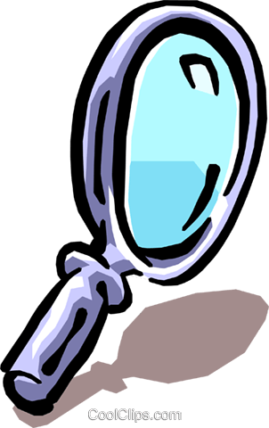 Lupa Livre De Direitos Vetores Clip Art Ilustração - Fine Print Trick Jay Sankey (302x480)